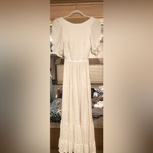 Magnolia Tiered White Maxi Dress